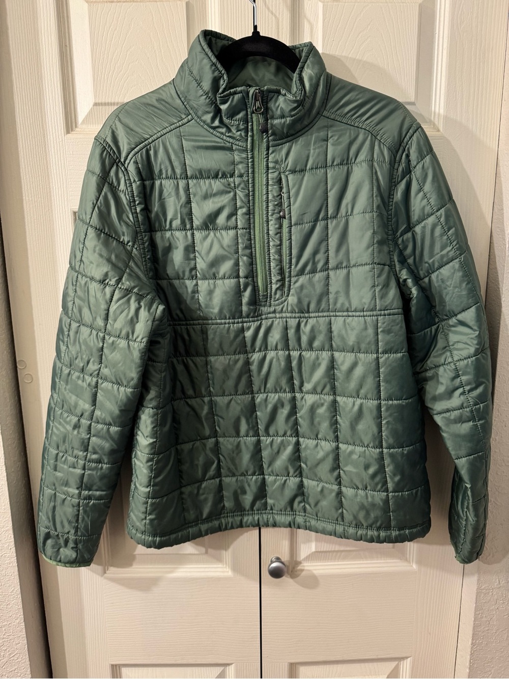 Lands' End Small Quilted Jacket in Dark Green